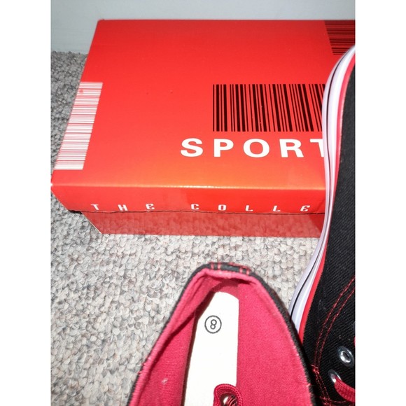 Red and Black Sport Shoes by The Collection. Size 8 fit like a 7 - Picture 5 of 6